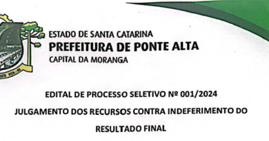 EDITAL PROCESSO SELETIVO 01 2024 RESULTADO FINAL